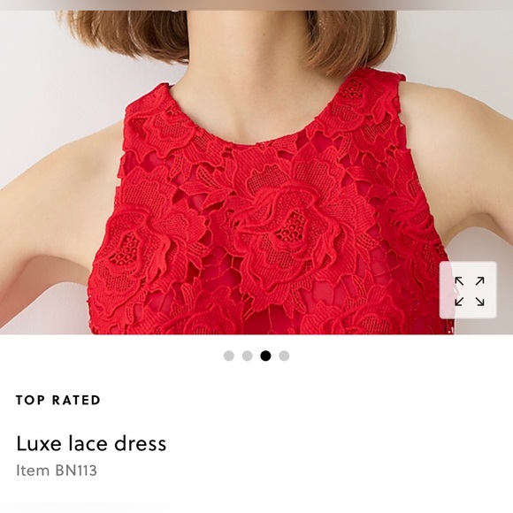 NWT / Red lace dress/ Size 6 - Picture 5 of 8